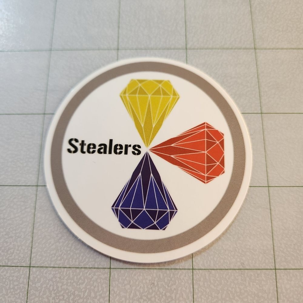 10/$10 Sticker Steelers Football Sports
